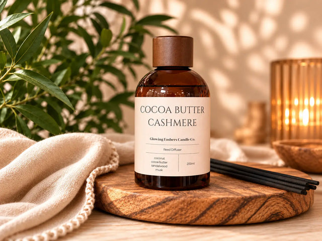Cocoa Butter Cashmere 200ml Glowing Embers amber reed diffuser