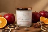 Apple And Cinnamon Candle - Twin Wick - Typical Sunday