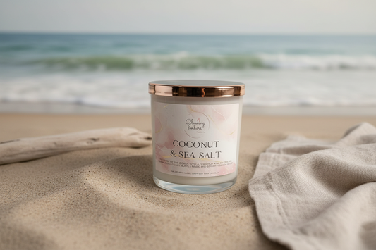 Coconut and Sea Salt Candle - Twin Wick - Typical Sunday