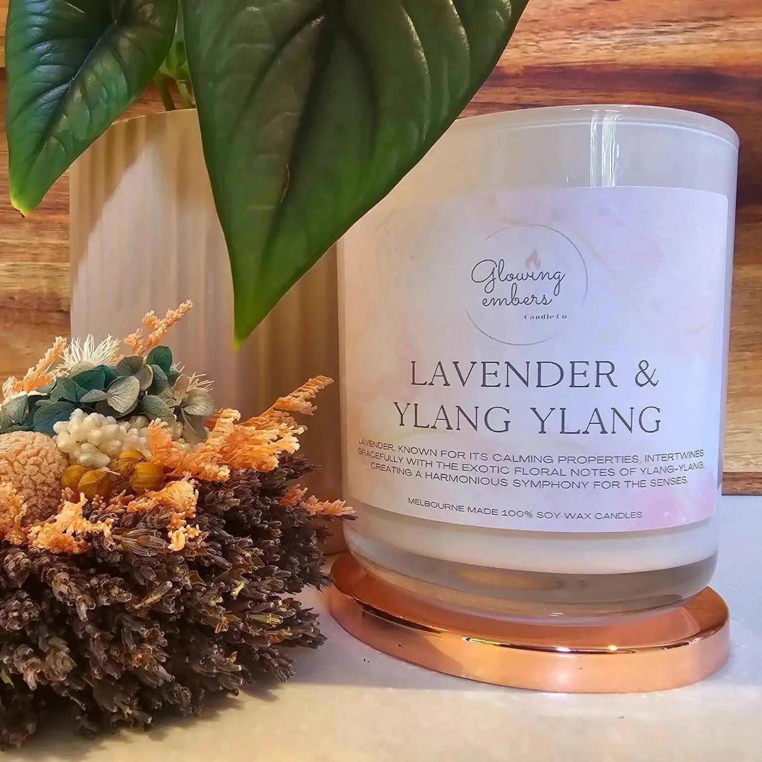 Lavender and Ylang Ylang Candle - Typical Sunday